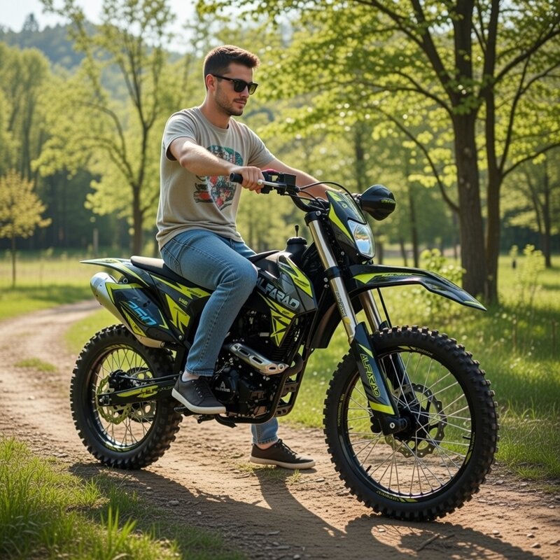 Moto Cross BEMI Dirtbike Alfarad T7 250cc 21/18